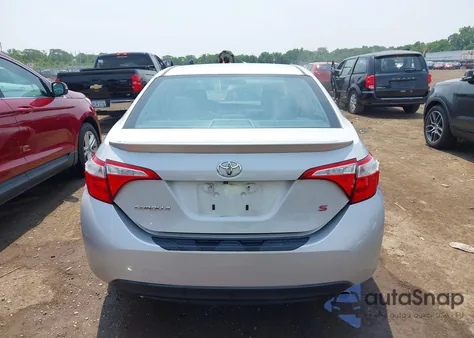 2015 Toyota Corolla S Plus from USA, damaged, VIN 2T1BURHE1FC405204